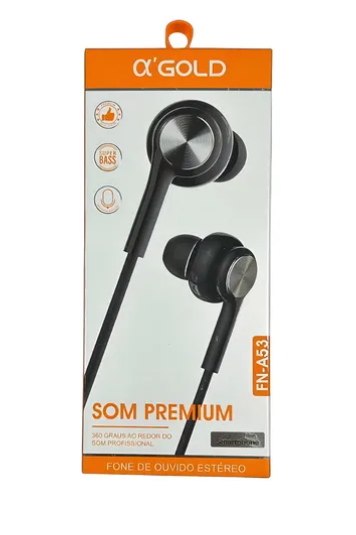 Fone de Ouvido Estéreo